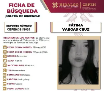 Ficha de búsqueda Fátima Vargas Cruz