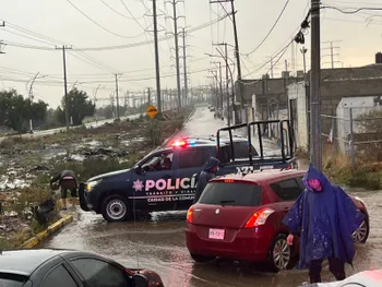 Granizada en Pachuca y zona meteopolitana provoca colapso vial; estas son las zonas más afectadas