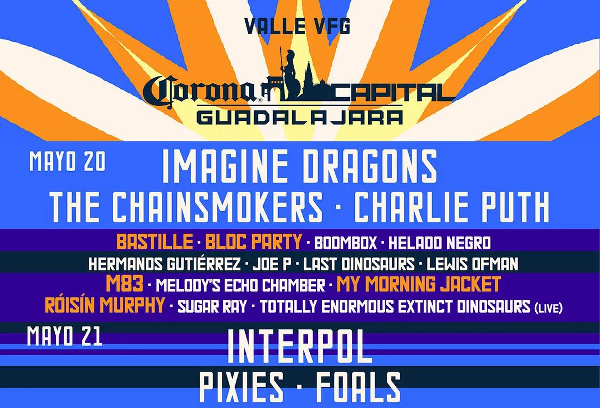 Corona Capital Guadalajara: este es el cartel oficial