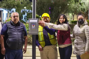 Inauguran nuevo sistema de alumbrado en Tizayuca