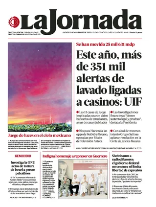 La Jornada | 13 de noviembre de 2025