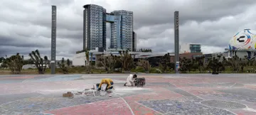 Preparan restauración del mural Homenaje a la Mujer del Mundo en Pachuca