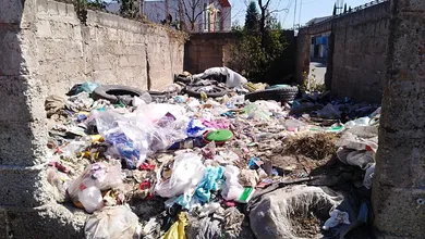 basurero clandestino en Tulancingo