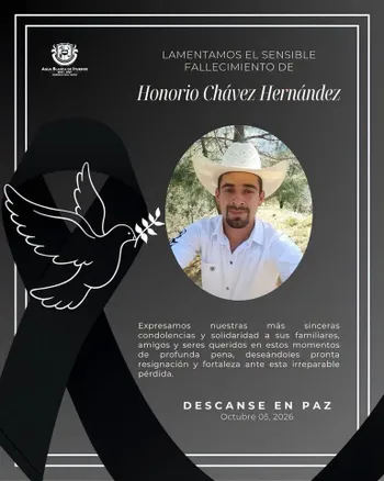 Honorio Chávez Hernández fue localizado sin vida