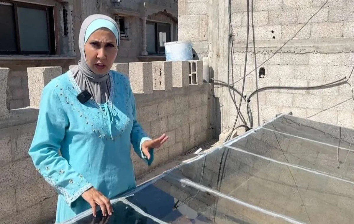 Ingeniera palestina crea sistema casero para abastecer de agua potable a su pueblo