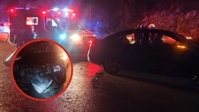 Protección Civil atiende accidente vial en el Corredor de la Montaña.