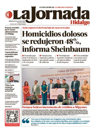 La Jornada Hidalgo | 15 de julio de 2026