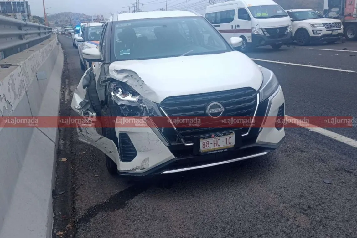 ¡Maneja con precaución! Reportan accidente en la autopista México-Pachuca