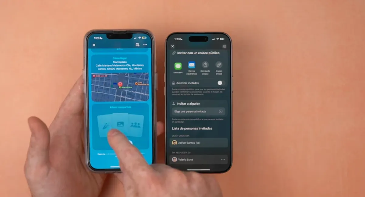 Apple Invitaciones permite personalizar eventos con fondos exclusivos y herramientas interactivas.