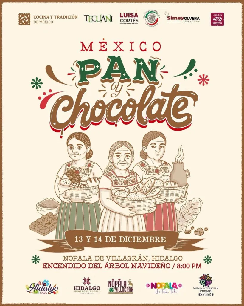 Festival México Pan y Chocolate 2025: Nopala anuncia un fin de semana lleno de sabores y tradición