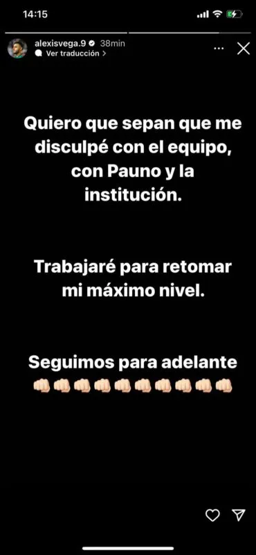Chivas: Alexis Vega manda mensaje a la afición tras ser perdonado