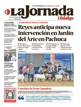 La Jornada Hidalgo | 20 de abril de 2026
