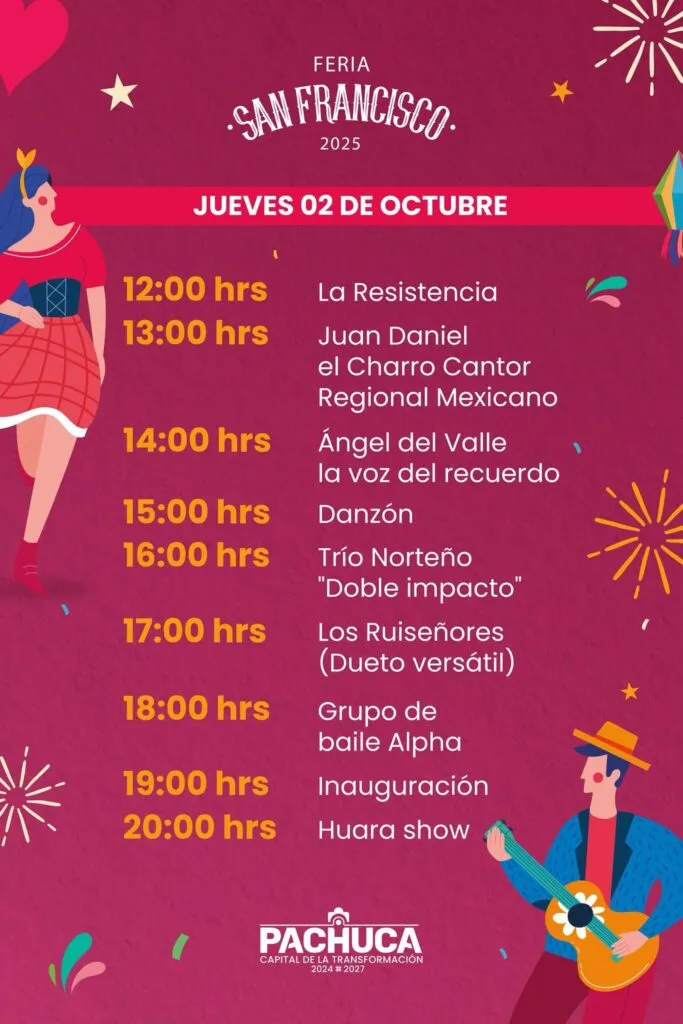 ¡Todo listo para la Feria Tradicional San Francisco Pachuca 2025!