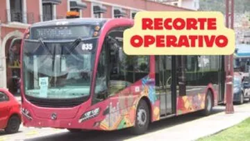 Recorte operativo Tuzobús por manifestación