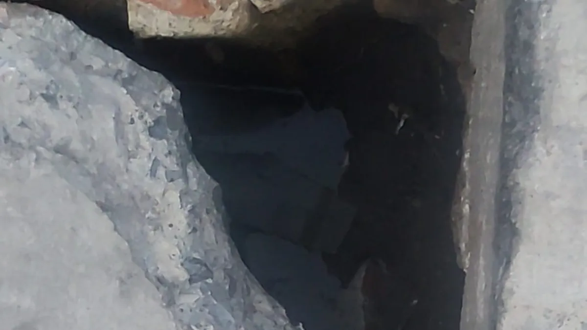 Agua residual acumulada