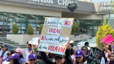 marcha del 8M en Pachuca