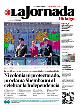 La Jornada Hidalgo | 17 de septiembre de 2026