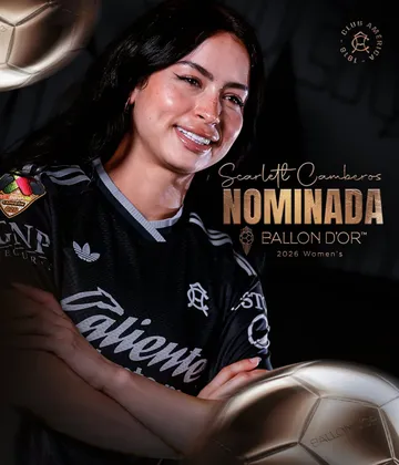 Scarlett Camberos nominada al Balón de Oro femenil