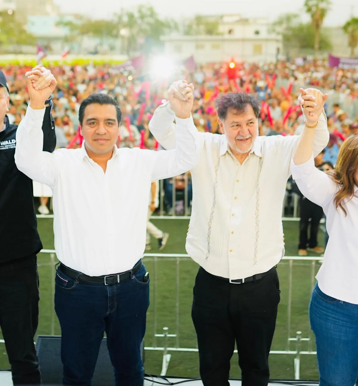 Se fortalece Morena en Nuevo León, con llegada de Jesús Nava, alcalde de Santa Catarina, al movimiento de la 4T, afirma Noroña