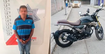 Detienen a ladrón del Edomex tras rastrear mediante GPS motocicleta robada en Atitalaquia
