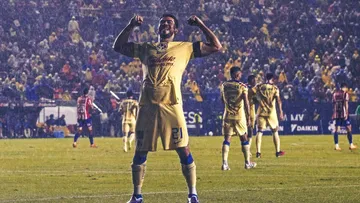 Foto de jugadores de América y San Luis, que se enfrentarán en vivo en las semifinales este sábado.