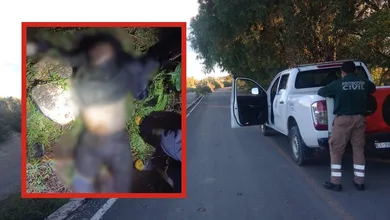 Canal de riego donde fue localizado un cuerpo en Tezontepec.