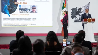 García Harfuch informa 40 detenidos en estrategia contra la extorsión.