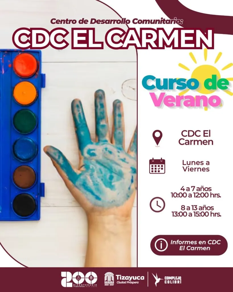Cursos de verano gratuitos llegan a comunidades de Tizayuca