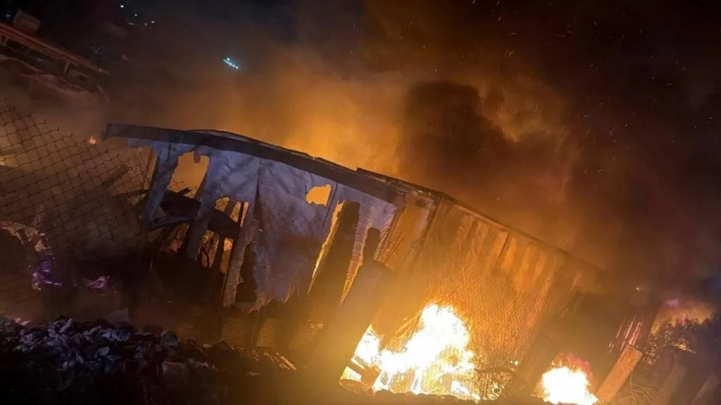 ¡Al corralón no! Se incendia depósito de vehículos en Tizayuca