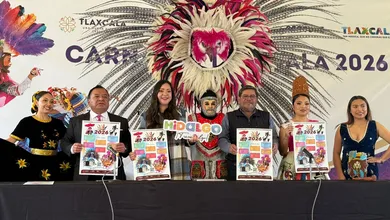 Presentación del Carnaval de Tlaxcala 2026 en Hidalgo