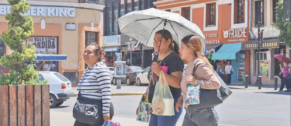 Calor y chubascos en Hidalgo