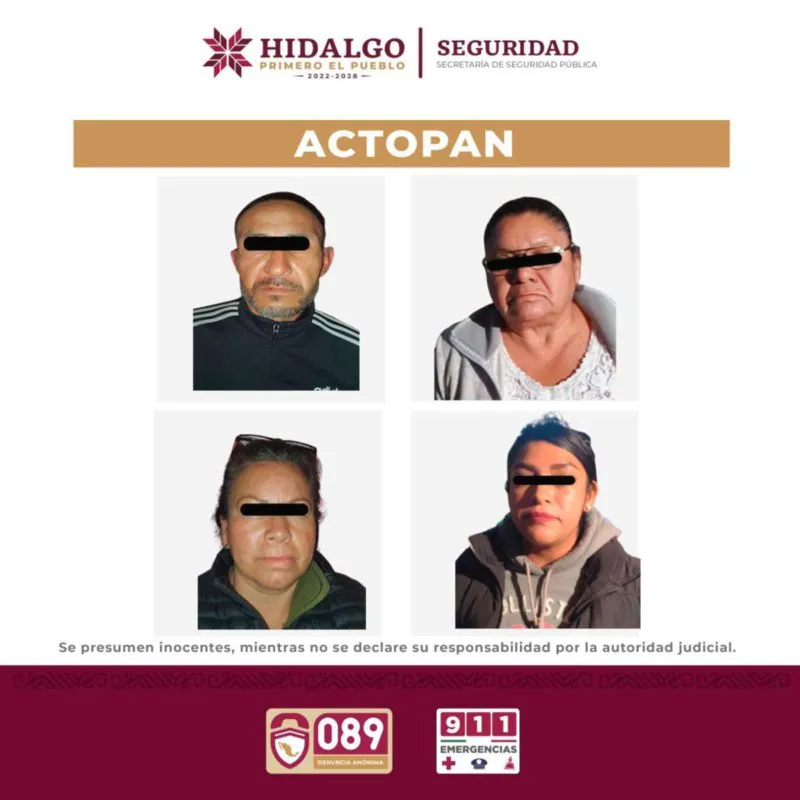 Desmantelan ‘narcotienditas’ en Actopan y Francisco I Madero