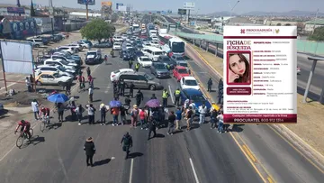 Bloqueo en la México Pachuca a la altura de Matilde: exigen búsqueda de joven desaparecida