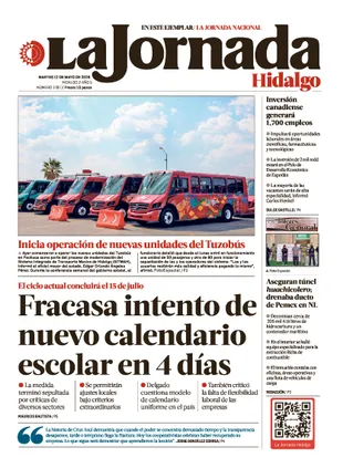 La Jornada Hidalgo | 12 de mayo de 2026