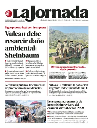 La Jornada | 29 de julio de 2026