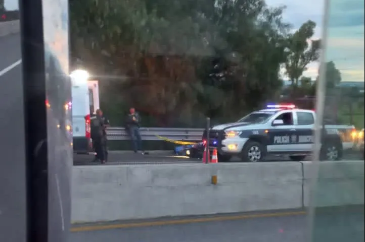 Muere motociclista en la autopista México-Pachuca