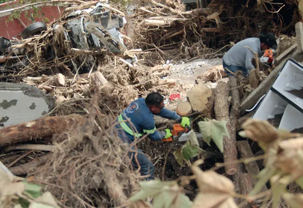 A un año de la vaguada, zona dedesastre aún por reconstruirse 