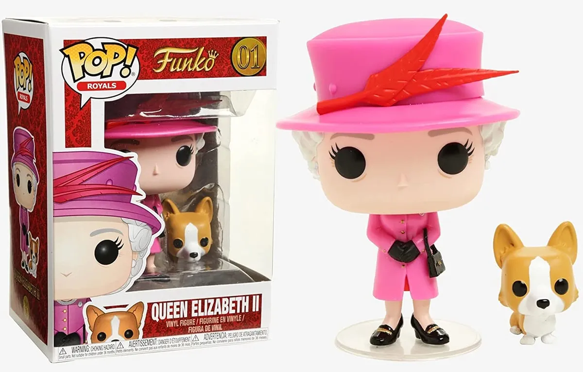 Reina Isabel II: lanzan funko de la reina con todo y corgi