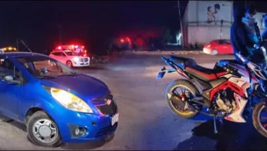 Accidente de motocicleta