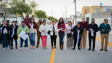 Entregan pavimentación hidráulica de 4.4 mdp a vecinos de Haciendas en Tizayuca