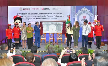 Billete de Lotería Nacional celebra al Órgano de Administración Judicial
