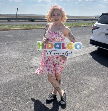 Mon Laferte graba videoclips en Hidalgo