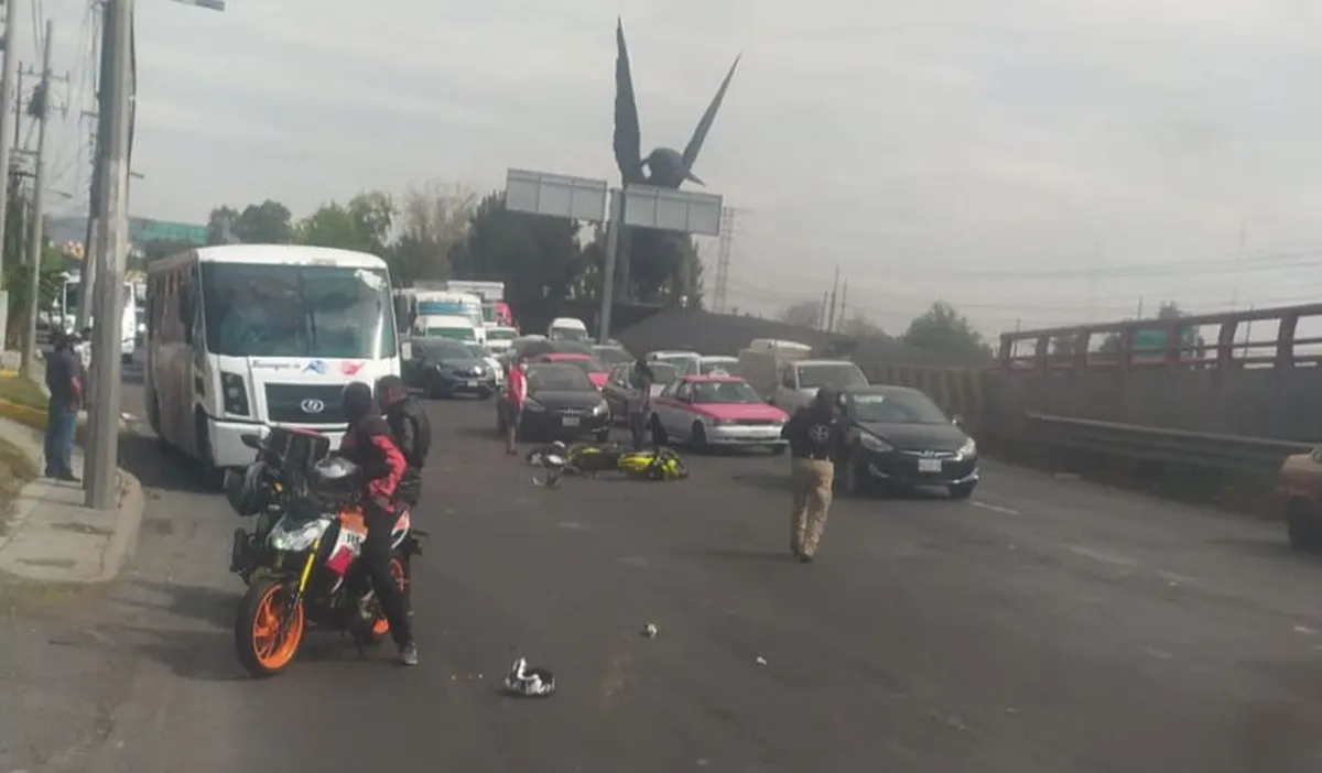Muere motociclista en la entrada a CDMX en la México-Pachuca