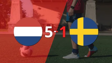 Mundial 2026: Países Bajos paseó a Suecia y selló su triunfo 5 a 1