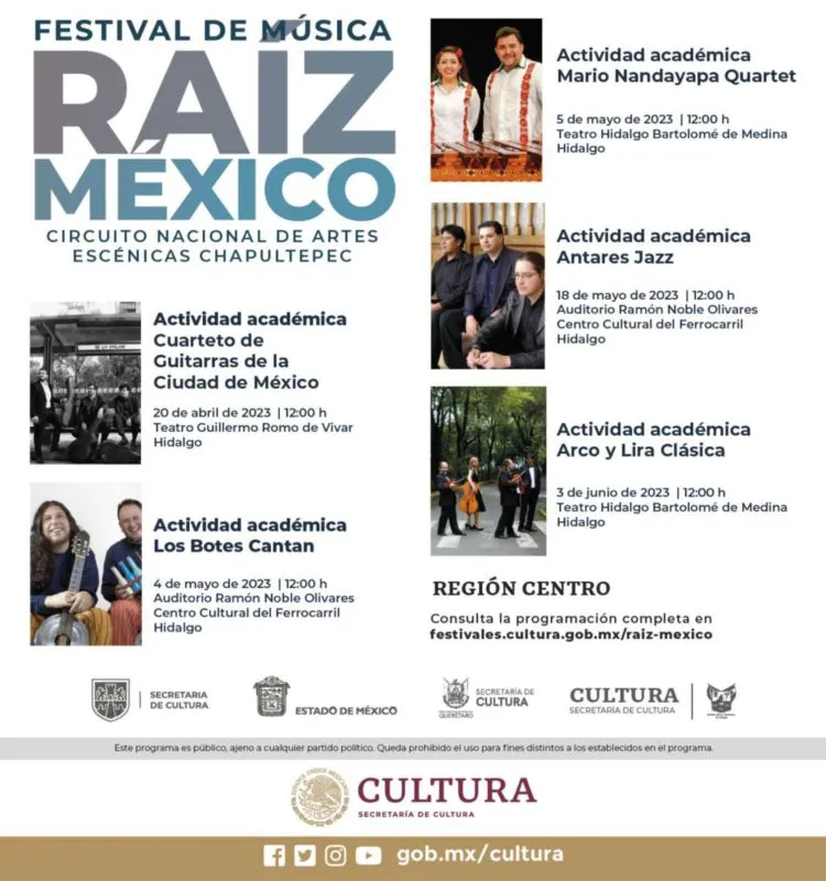 Comienza el Festival Musical Raíz México en Pachuca