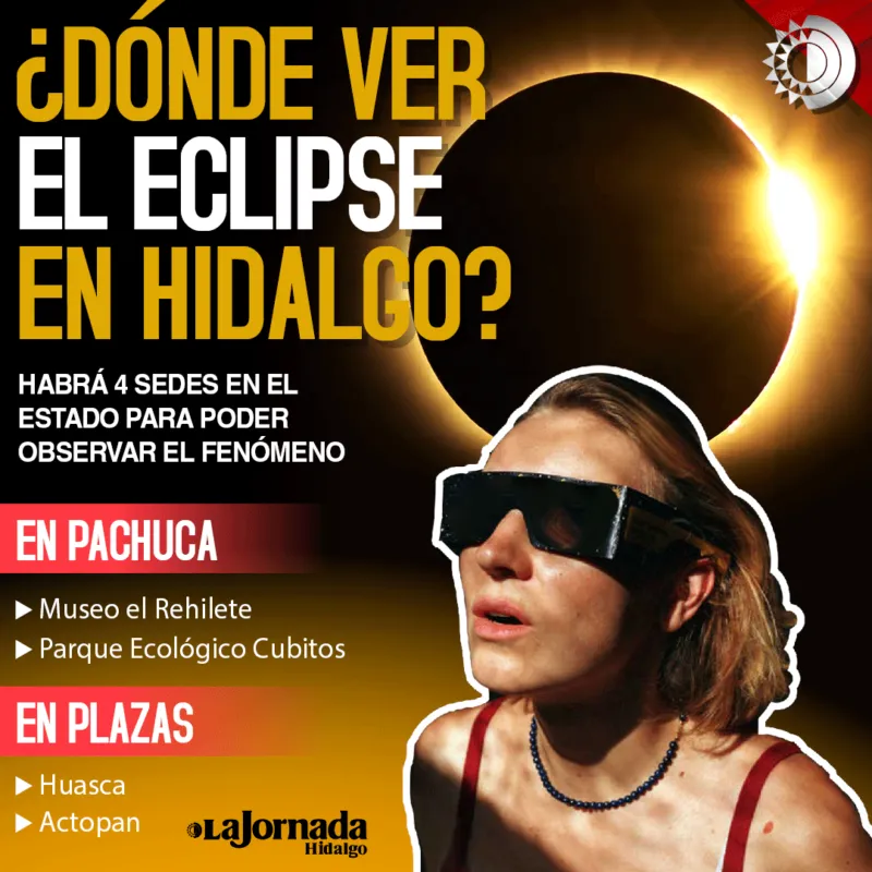 Eclipse en Hidalgo: ¿a qué hora podrá verse en Pachuca?