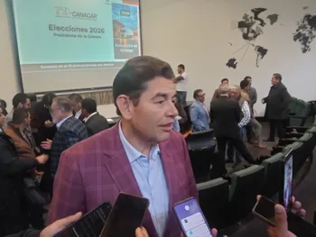 Noé Paredes Meza delegado de la Cámara Nacional del Autotransporte de Carga