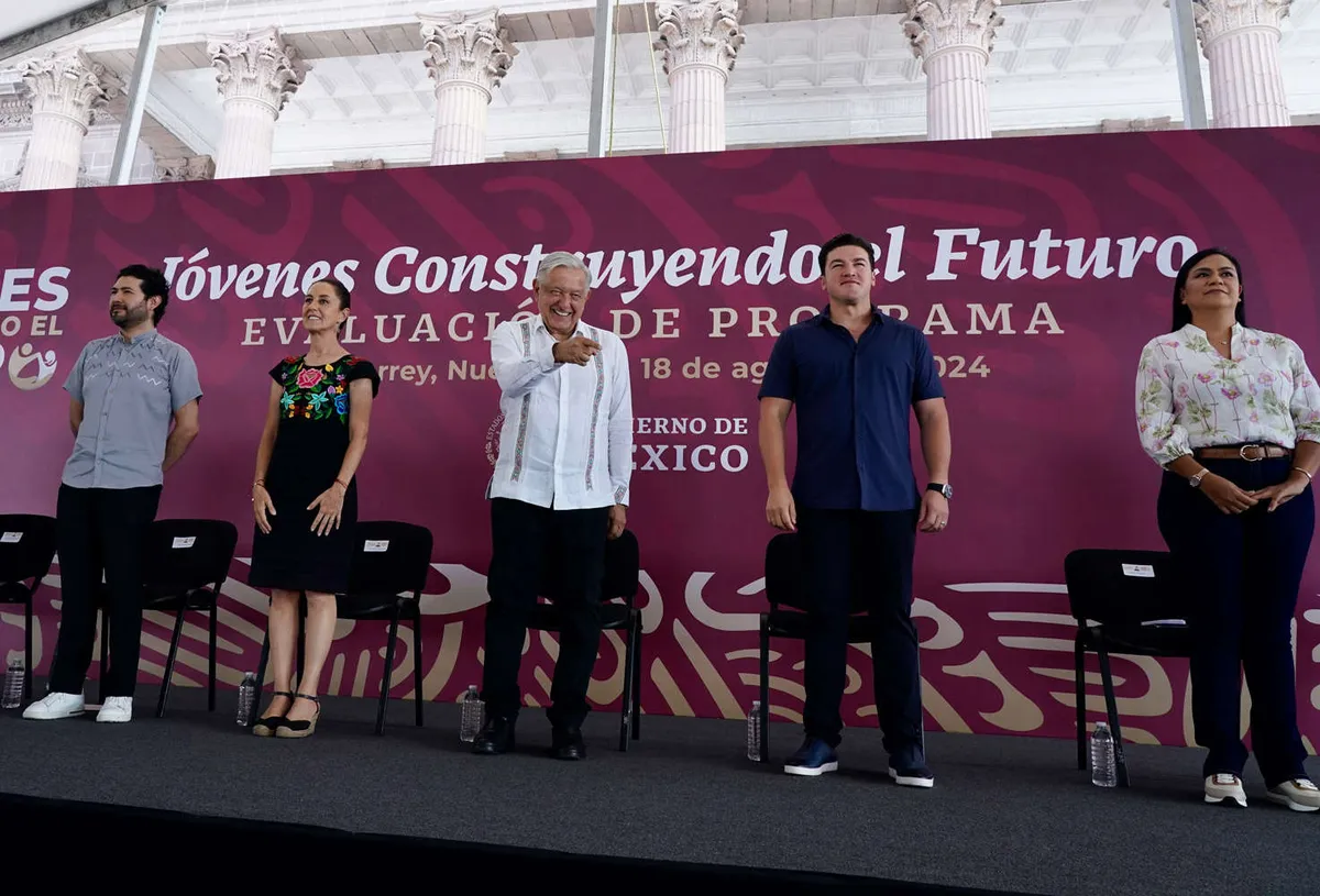 Concluyen en NL giras conjuntas de AMLO y Claudia Sheinbaum