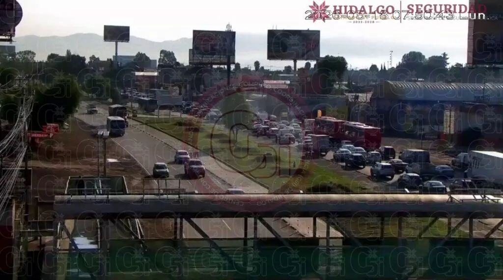 ¡Toma precauciones! Así amanece el tráfico este lunes en Pachuca