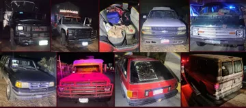 Nuevo golpe al huachicol en Epazoyucan: detienen a dos, hallan toma clandestina y aseguran 8 autos